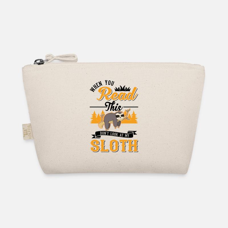 Faultier Geschenk Sloth Bio-Täschchen