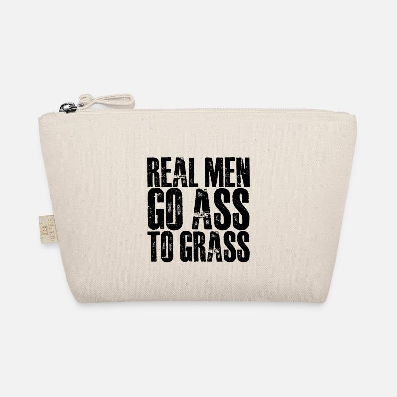 Real Men Go Ass To Grass 2 Bio-Täschchen