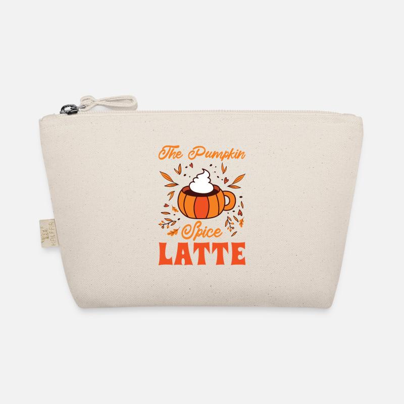 Pumpkin Spice Latte Halloween Coffee Lover Tarot Organic Pouch