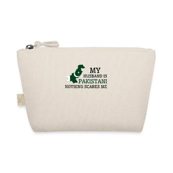Nothing Scares Me Pakistani Husband Pakistan - Organic Pouch - nature - Front