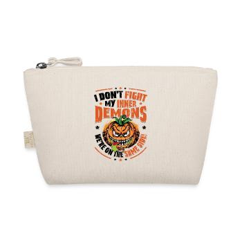 J’aime mes démons intérieurs, l’humour gothique. - Trousse biologique - nature - Devant