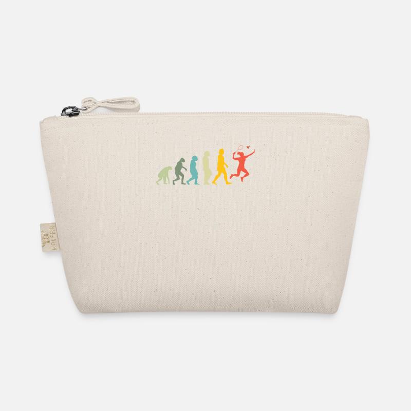 Badminton Player Gift Idea Design Organic Pouch