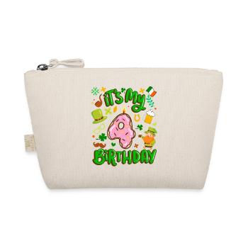 Es Ist Mein 4 Geburtstag Urlaub Donut St. - Bio-Täschchen - Natur - Vorne