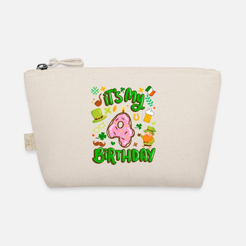 Es Ist Mein 4 Geburtstag Urlaub Donut St. Bio-Täschchen
