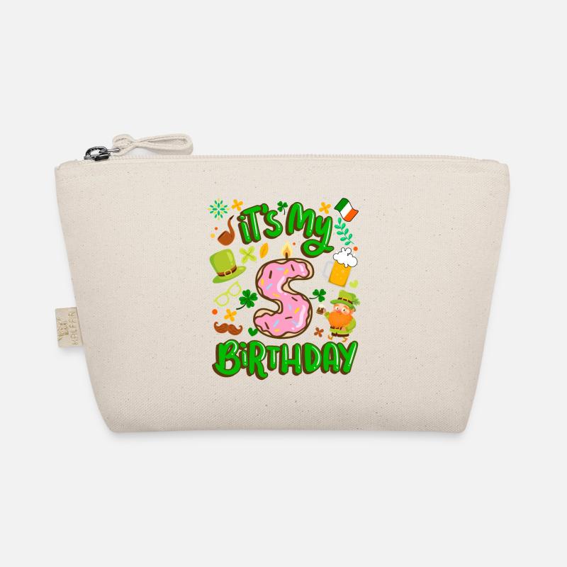 Es Ist Mein 5 Geburtstag Urlaub Donut St. Bio-Täschchen
