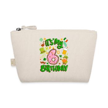 Es Ist Mein 6 Geburtstag Urlaub Donut St. - Bio-Täschchen - Natur - Vorne