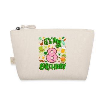Es Ist Mein 8 Geburtstag Urlaub Donut St. - Bio-Täschchen - Natur - Vorne