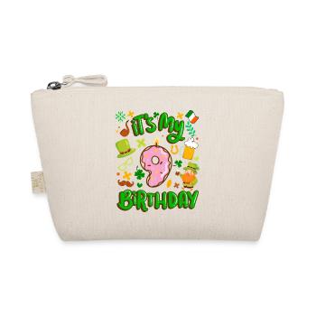 Es Ist Mein 9 Geburtstag Urlaub Donut St. - Bio-Täschchen - Natur - Vorne