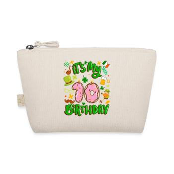Es Ist Mein 10 Geburtstag Urlaub Donut St. - Bio-Täschchen - Natur - Vorne