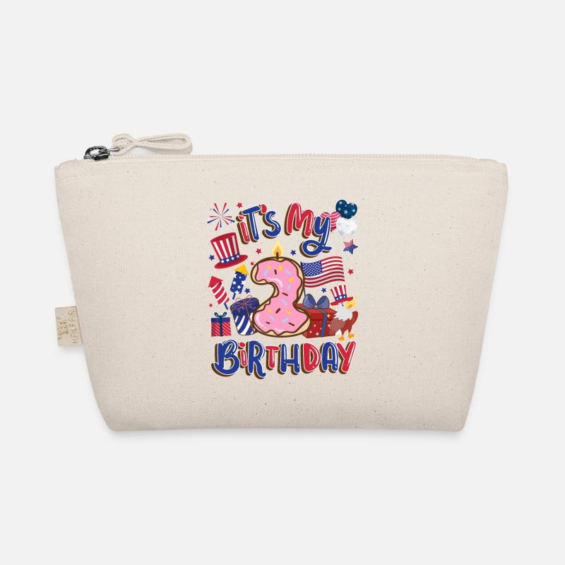 Es Ist Mein 2 Geburtstag Eagle 4. Juli Bio-Täschchen