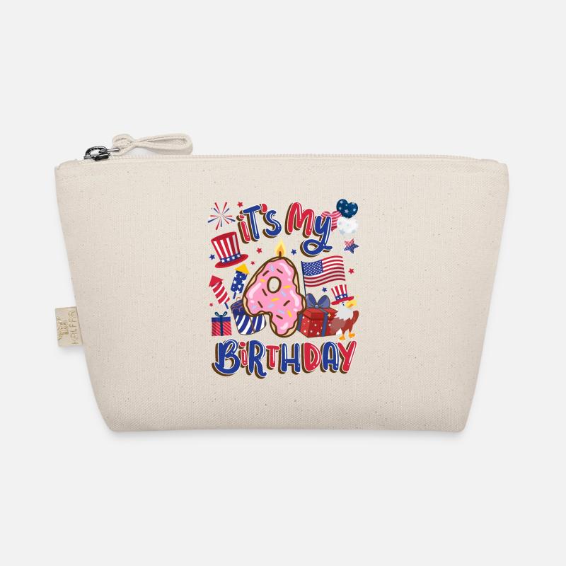 Es Ist Mein 4 Geburtstag Eagle 4. Juli Bio-Täschchen