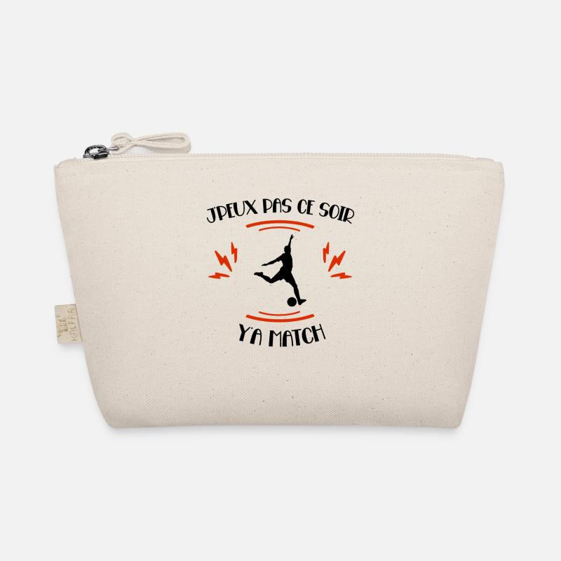 J'Peux Pas Ce Soir Y'a Match Cadeau Coupe Du Monde Trousse biologique