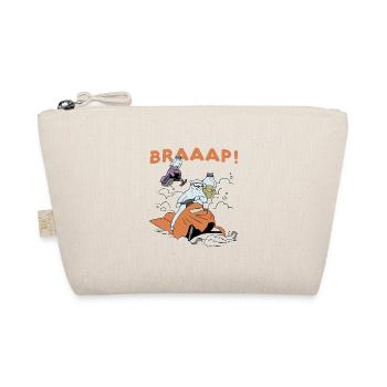 L’ours polaire fait des promenades en motoneige Braap Design - Trousse biologique - nature - Devant