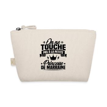 On ne touche pas à la petite princesse de marraine - Trousse biologique - nature - Devant
