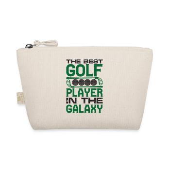 Golf Golfer Geschenk Hobby Verein Spruch - Bio-Täschchen - Natur - Vorne