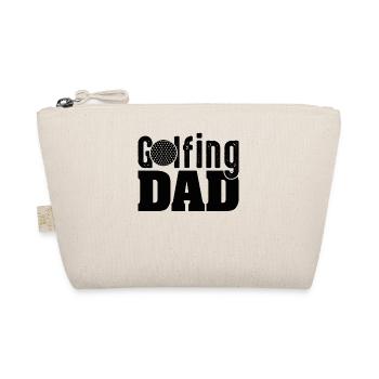 Golf Father Golfer Best Father Golf Course Papa - Organic Pouch - nature - Front