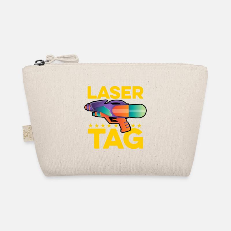 Retro Graphic Lasertag Player Lasertag Phaser Lase Bio-Täschchen