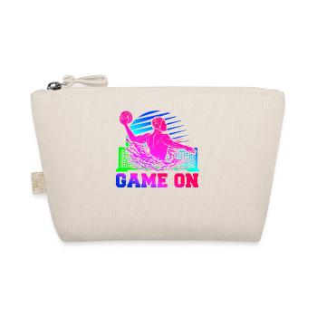 Water Polo Retro 80s 90s Game On - Organic Pouch - nature - Front
