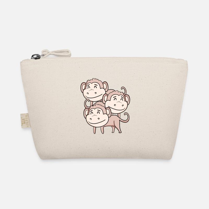 Niedliche Affen - Affe Bio-Täschchen