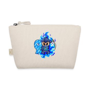 9th birthday boy 9 years old ninja - Organic Pouch - nature - Front