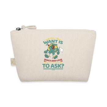 The Earth wants world peace - Organic Pouch - nature - Front