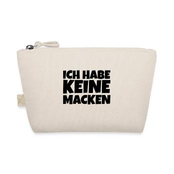 Ich habe keine Macken - Bio-Täschchen - Natur - Vorne