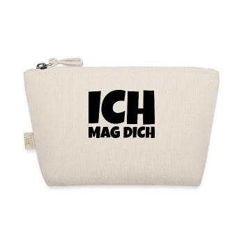 Ich mag dich - Bio-Täschchen - Natur - Vorne