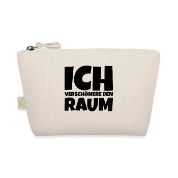 Ich verschönere den Raum - Bio-Täschchen - Natur - Vorne