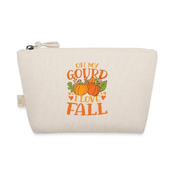 Oh My Gourd I Love Fall - Bio-Täschchen - Natur - Vorne