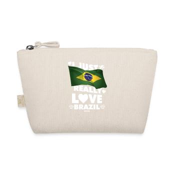 Brasilien Rio de Janeiro Südamerika Geschenk - Bio-Täschchen - Natur - Vorne