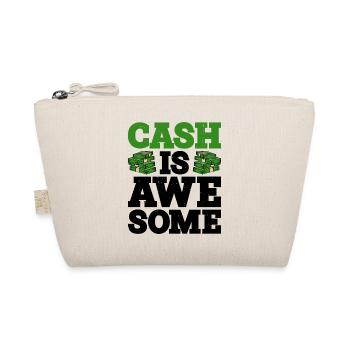Cash Is Awesome 5 - Organic Pouch - nature - Front