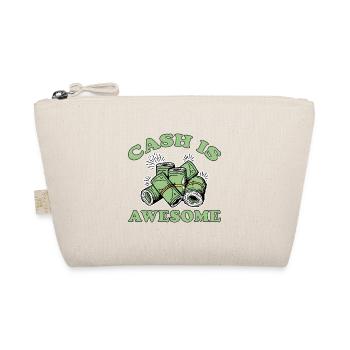 Cash Is Awesome 6 - Organic Pouch - nature - Front