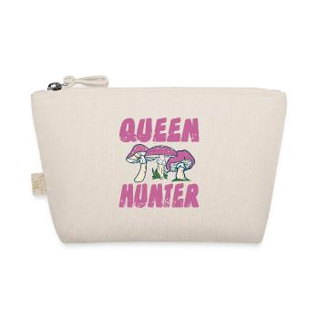 QUEEN Hunter Retro Mushroom Hunting Mycology - Bio-Täschchen - Natur - Vorne