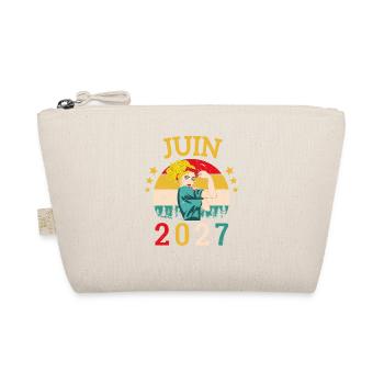Juin 2027 Anniversaire Vintage Happy Birthday - Trousse biologique - nature - Devant