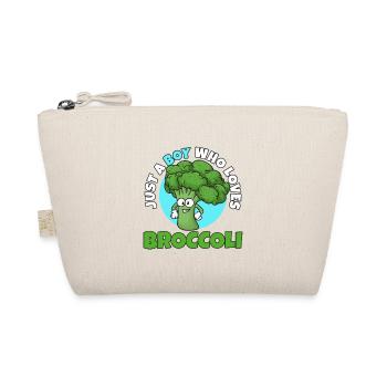 Just a boy who loves broccoli - Organic Pouch - nature - Front