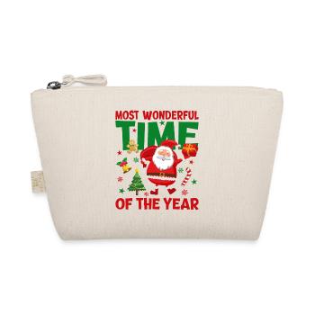 Christmas is the most beautiful time with St. Nicholas - Organic Pouch - nature - Front
