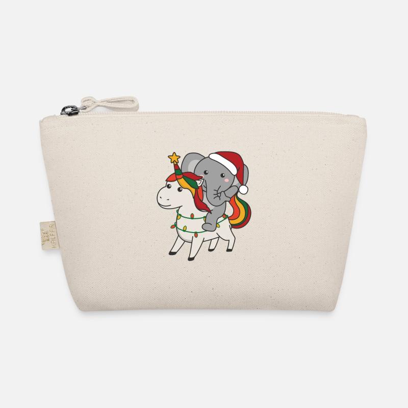 Éléphant de Noël Joyeux Noël Licorne Trousse biologique