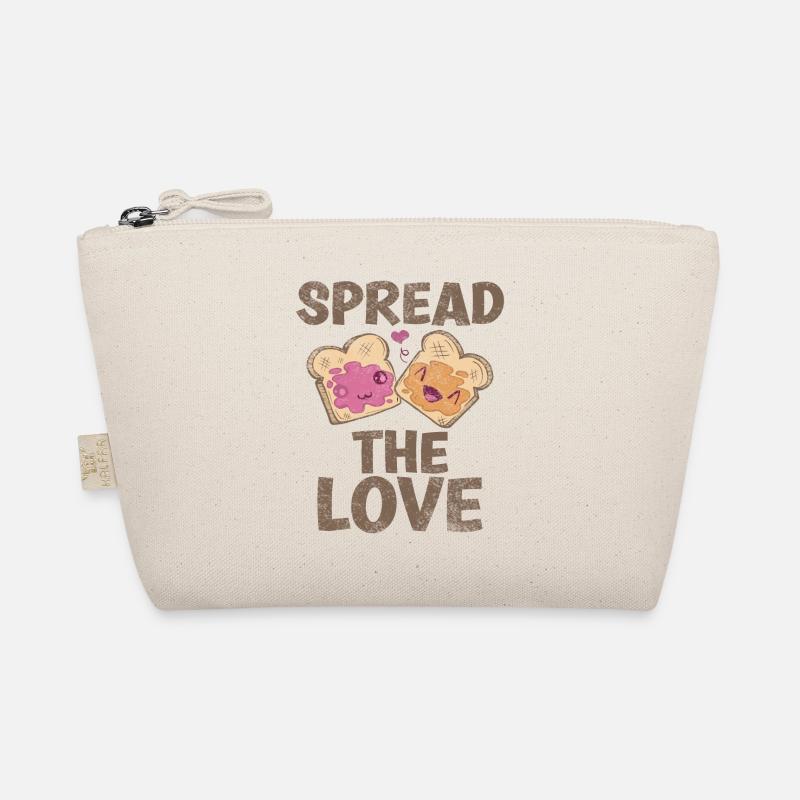 Spread the love spell with cool art Organic Pouch