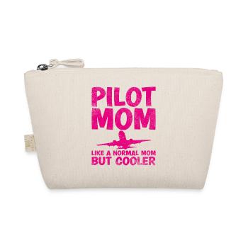 Pilot Mom comme une maman normale, mais plus cool - Trousse biologique - nature - Devant