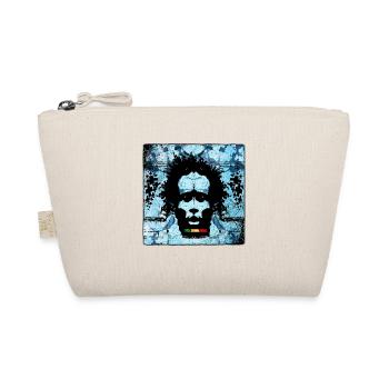 Reggae Mann Portrait mit Graffiti Stil - Bio-Täschchen - Natur - Vorne