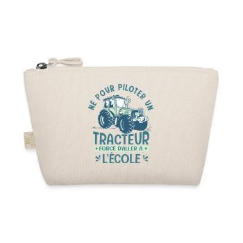 Agriculture né pour conduire tracteur agriculteur - Trousse biologique - nature - Devant