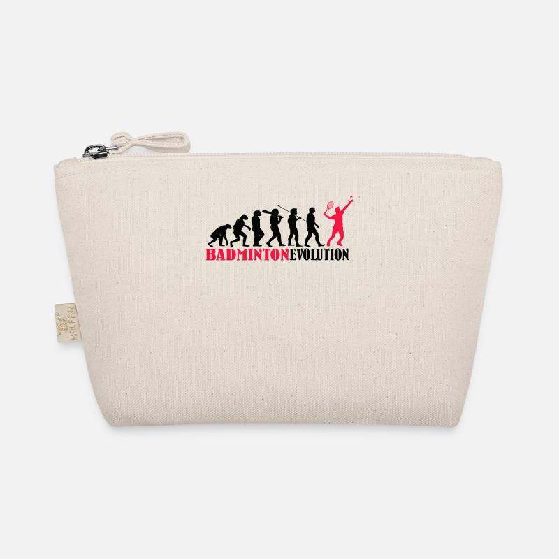 Badminton Player Gift Idea Design Organic Pouch