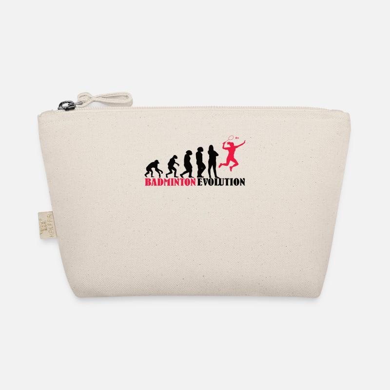 Badminton Player Gift Idea Design Organic Pouch