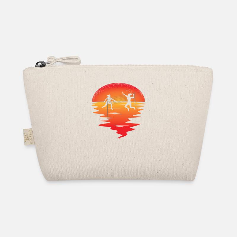 Badminton Player Gift Idea Design Organic Pouch