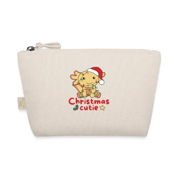 Axolotl Weihnachten Axolotls Christmas Cutie - Trousse biologique - nature - Devant