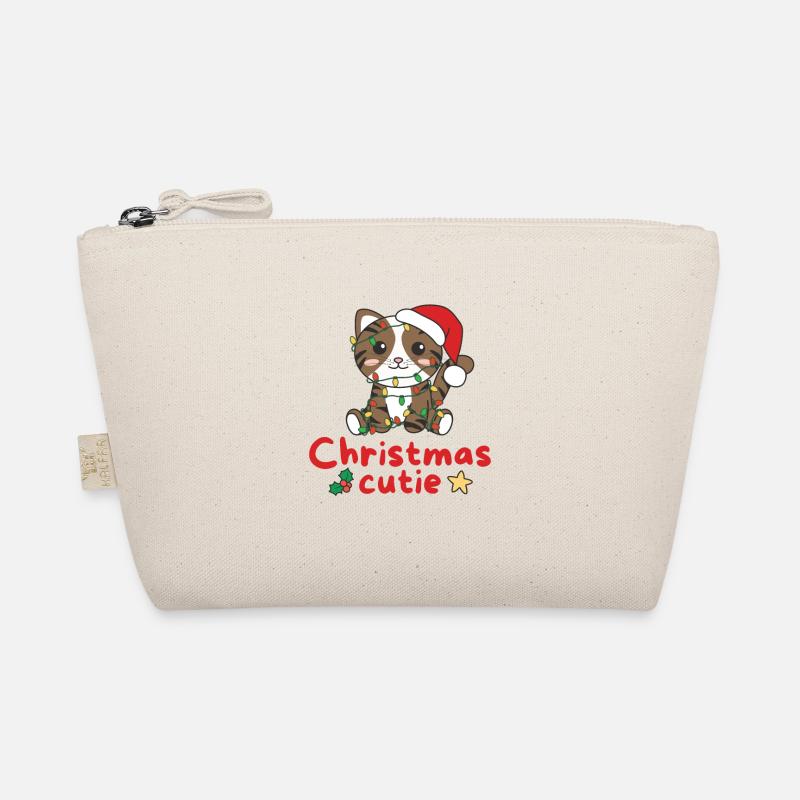 Chat de Noël Chats Mignon de Noël Trousse biologique