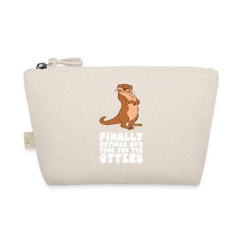 Cute otter puns and otter jokes - Organic Pouch - nature - Front
