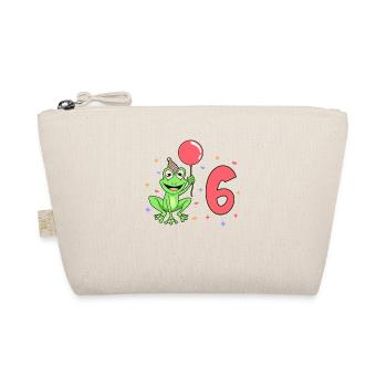 Avec grenouille - anniversaire des enfants 6 ans - Trousse biologique - nature - Devant