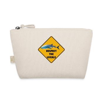 Warnschild Taucher - Respektiere die Einheimischen - Bio-Täschchen - Natur - Vorne