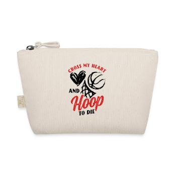 Basketball Player Team Coach Heartbeat Hoops Pun - Organic Pouch - nature - Front